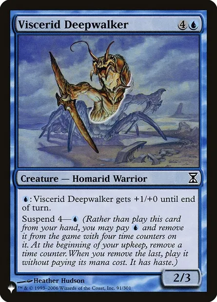 Viscerid Deepwalker, Magic card PLST TSP-91 — The List set