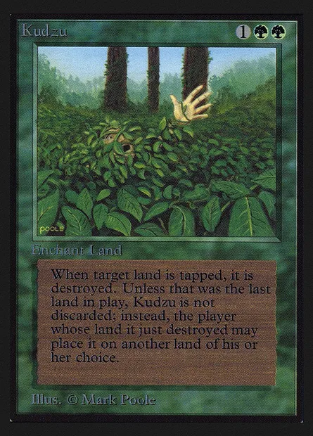 Kudzu, Magic card CEI 205 — Intl. Collectors' Edition set