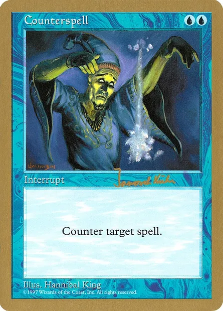 Counterspell, Magic card WC97 jk77 — World Championship Decks 1997 set