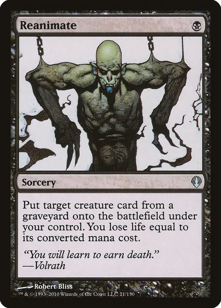 Réanimation, carte Magic ARC 21 — extension Archenemy