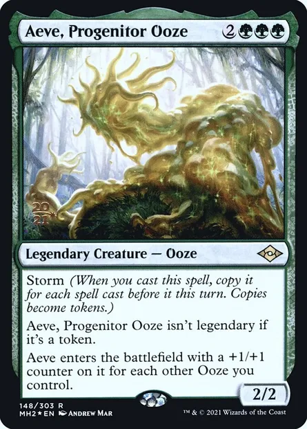 Aeve, Progenitor Ooze, Magic card PMH2 148s — Modern Horizons 2 Promos set