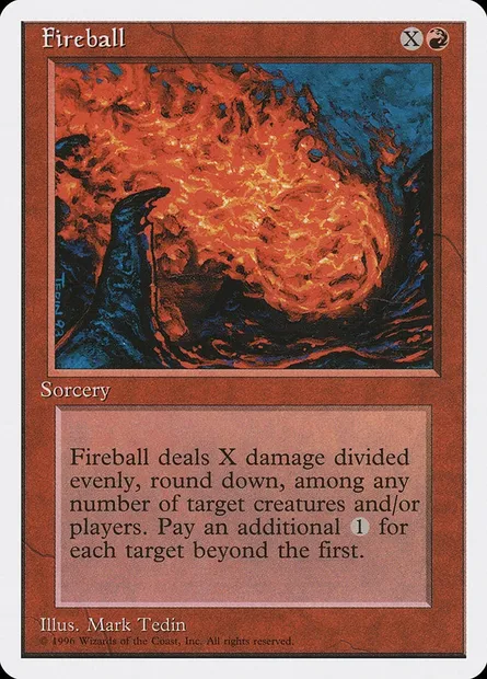 Boule de feu, carte Magic ITP 32 — extension Introductory Two-Player Set