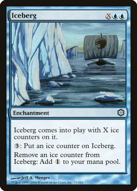 Iceberg, carte Magic CST 73 — extension Coldsnap Theme Decks
