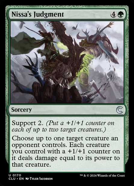 Nissa's Judgment, Magic card CLU 170 — Ravnica: Clue Edition set