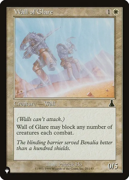 Wall of Glare, Magic card PLST UDS-25 — The List set
