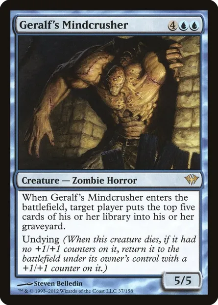 Geralf's Mindcrusher, Magic card DKA 37 — Dark Ascension set