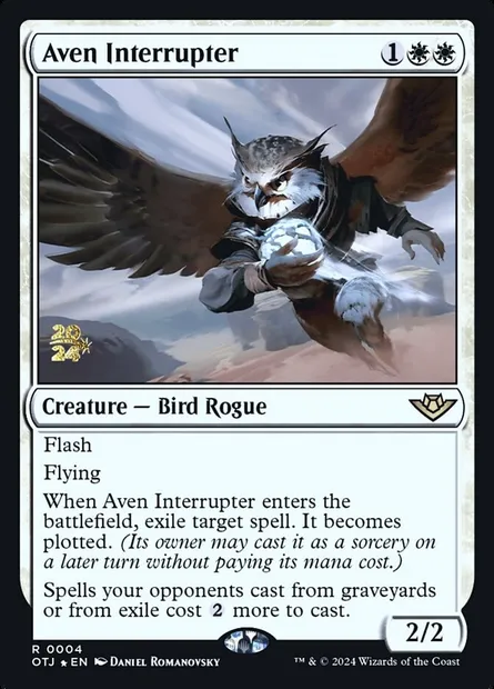 Interrupteur avemain, carte Magic POTJ 4s — extension Outlaws of Thunder Junction Promos