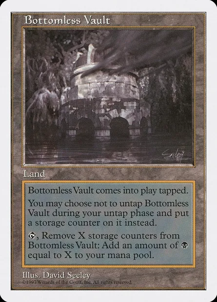 Bottomless Vault, Magic card 5ED 411 — Fifth Edition set