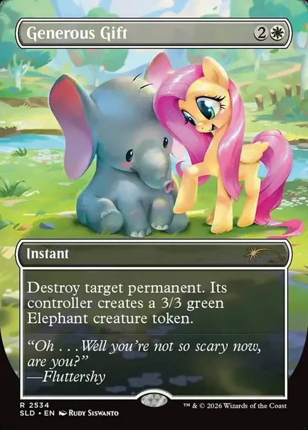 Generous Gift, Magic card SLD 2534 — Secret Lair Drop set