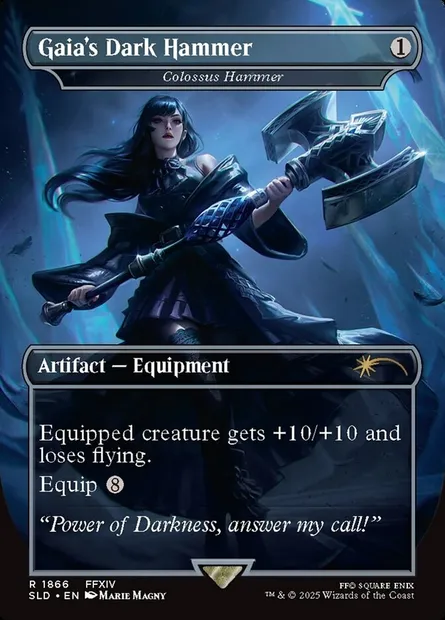 Marteau colossal, carte Magic SLD 1866 — extension Secret Lair Drop