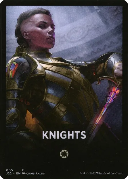 Knights, carte Magic FJ22 5 — extension Jumpstart 2022 Front Cards