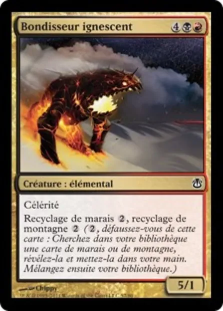 Bondisseur ignescent, carte Magic DDH 57 — extension Duel Decks: Ajani vs. Nicol Bolas