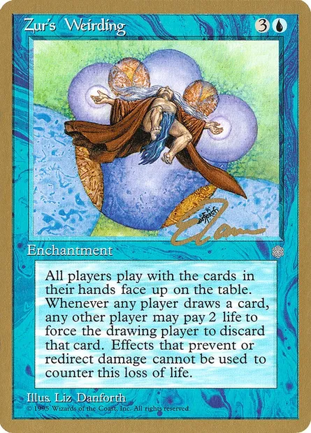 Zur's Weirding, Magic card PTC et110 — Pro Tour Collector Set set