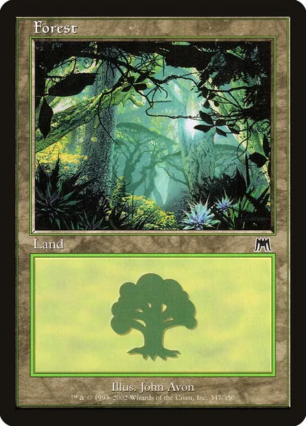 Forest, Magic card ONS 347 — Onslaught set