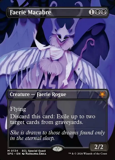 Faerie Macabre, Magic card SPG 134 — Special Guests set