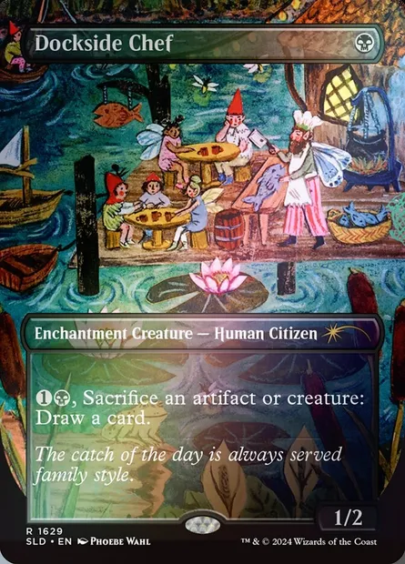 Chef des quais, carte Magic SLD 1629★ — extension Secret Lair Drop