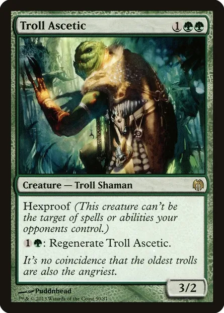 Troll Ascetic, Magic card DDL 50 — Duel Decks: Heroes vs. Monsters set