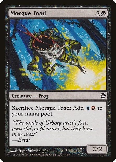 Morgue Toad, Magic card DDH 47 — Duel Decks: Ajani vs. Nicol Bolas set