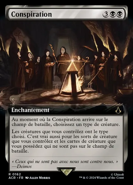 Conspiration, carte Magic ACR 162 — extension Assassin's Creed