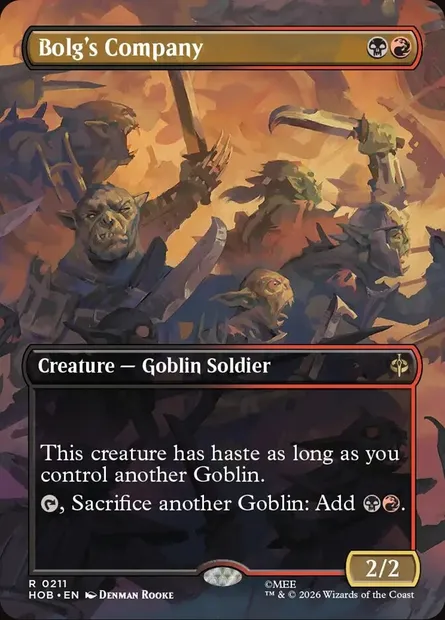 Bolg's Company, Magic card HOB 211 — The Hobbit set