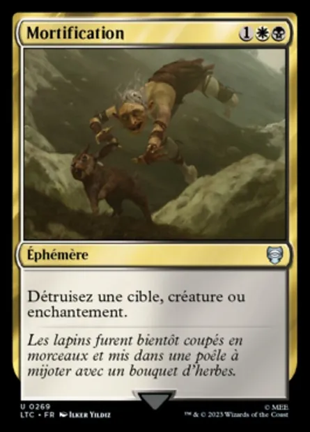 Mortification, carte Magic LTC 269 — extension Tales of Middle-earth Commander