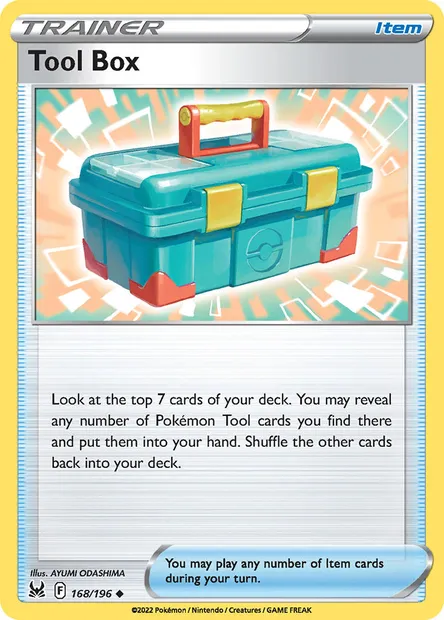 Tool Box, Pokémon card LOR 168 — Lost Origin set