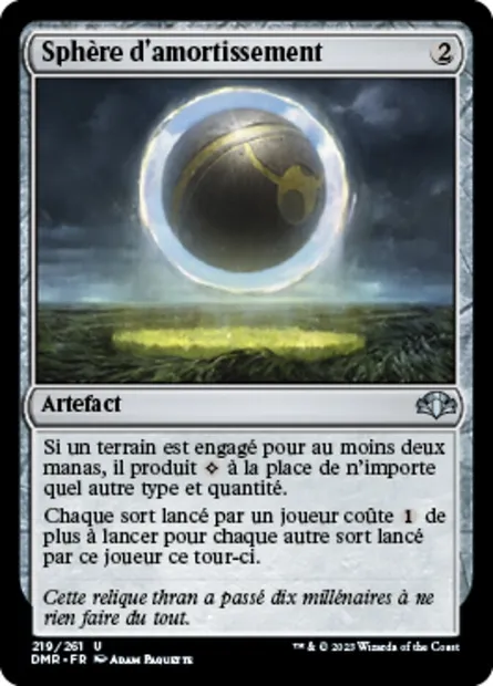 Sphère d'amortissement, carte Magic DMR 219 — extension Dominaria Remastered