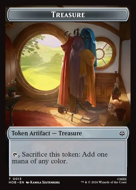 Treasure, Magic card THOB 13 — The Hobbit Tokens set