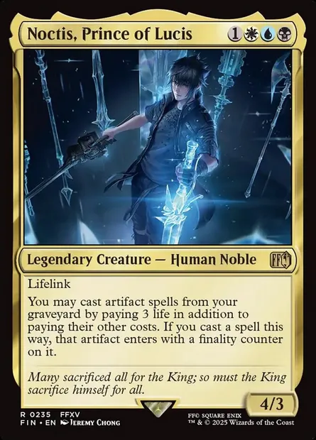Noctis, Prince of Lucis, Magic card FIN 235 — Final Fantasy set