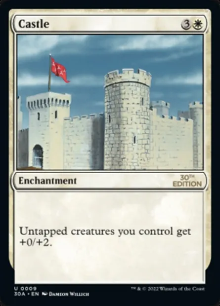 Castle, Magic card 30A 9 — 30th Anniversary Edition set