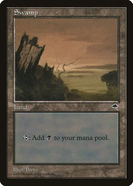 Marais, carte Magic TMP 339 — extension Tempête