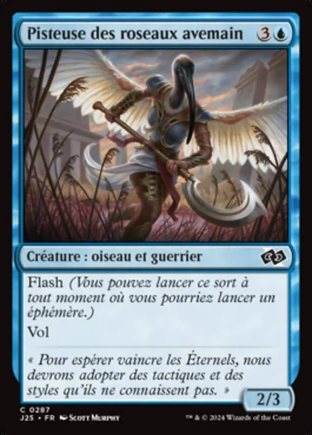 Pisteuse des roseaux avemain, carte Magic J25 287 — extension Foundations Jumpstart