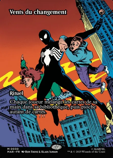Vents du changement, carte Magic MAR 30 — extension Marvel Universe