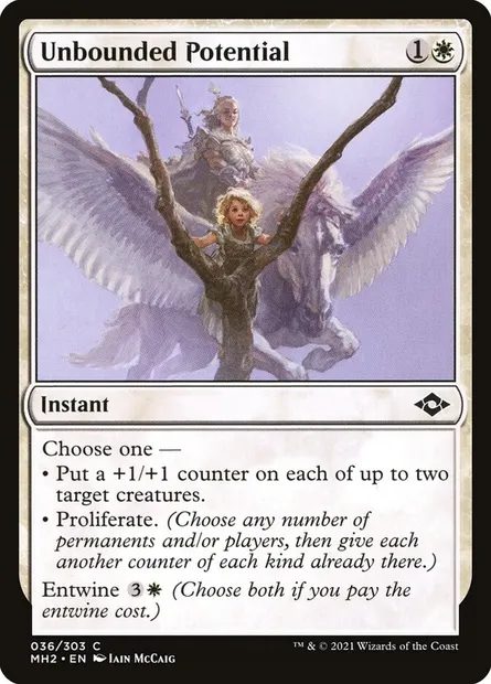 Unbounded Potential, Magic card MH2 36 — Modern Horizons 2 set
