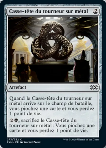 Casse-tête du tourneur sur métal, carte Magic 2XM 273 — extension Double Masters