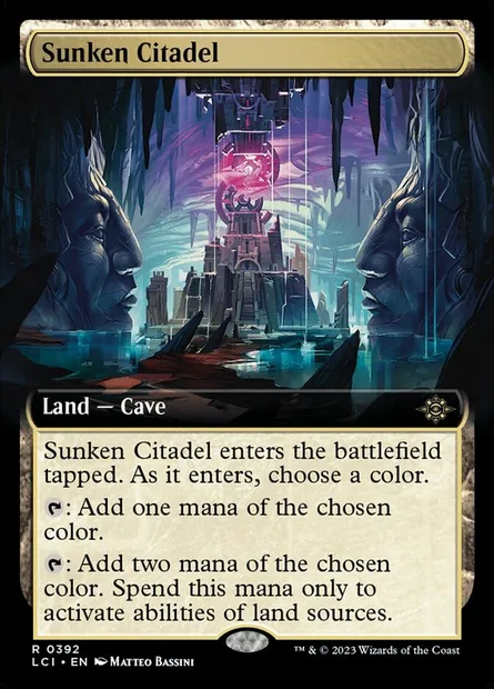 Sunken Citadel, Magic card LCI 392 — The Lost Caverns of Ixalan set
