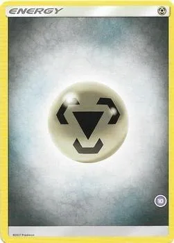 Énergie Métal, carte Pokémon TK11 010-2 — extension SM Trainer Kit: Alolan Sandslash & Alolan Ninetales