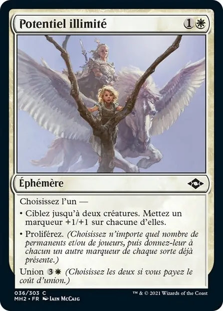Potentiel illimité, carte Magic MH2 36 — extension Horizons du Modern 2