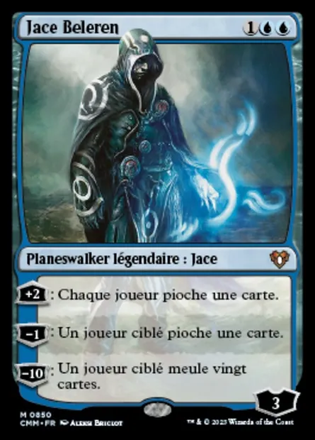 Jace Beleren, carte Magic CMM 850 — extension Commander Masters