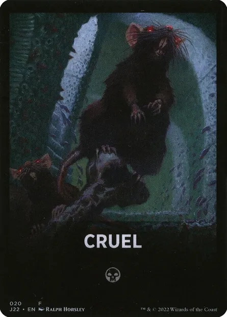 Cruel, Magic card FJ22 20 — Jumpstart 2022 Front Cards set