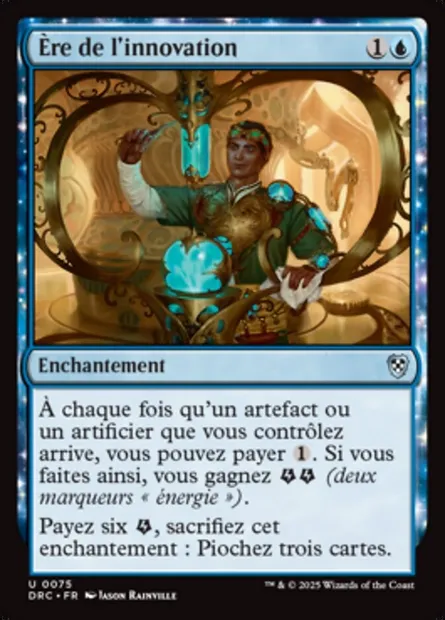 Ère de l'innovation, carte Magic DRC 75 — extension Aetherdrift Commander