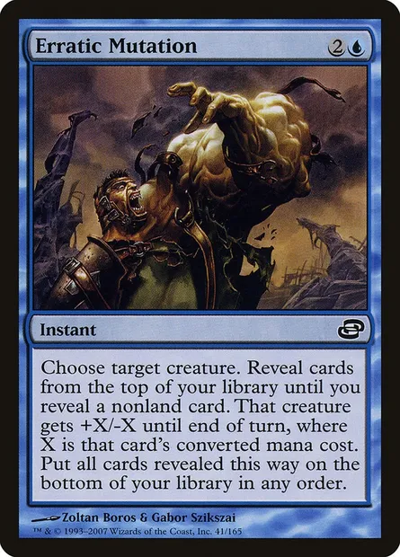 Erratic Mutation, Magic card PLC 41 — Planar Chaos set