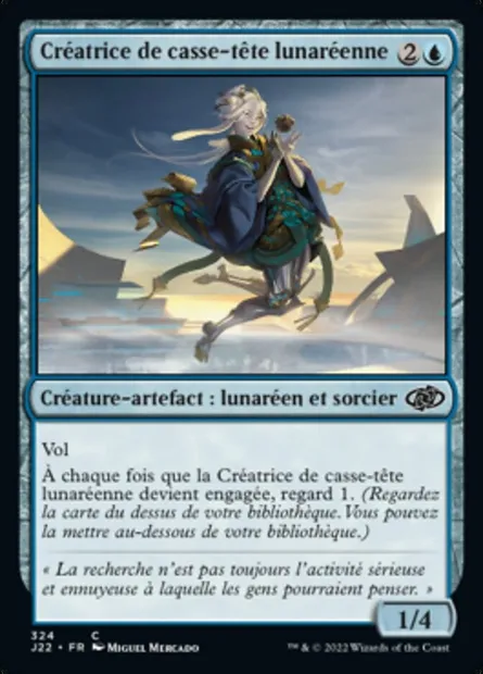 Créatrice de casse-tête lunaréenne, carte Magic J22 324 — extension Jumpstart 2022