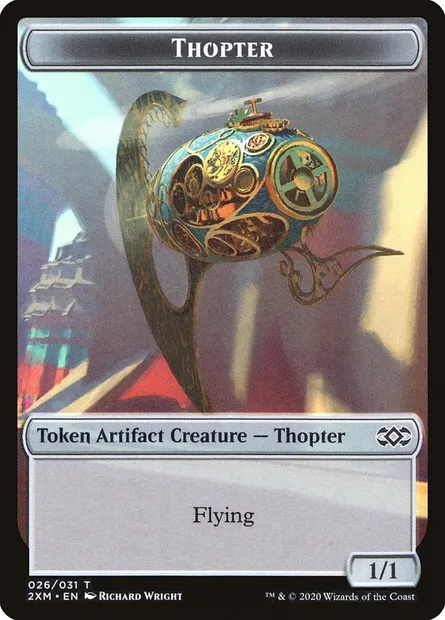 Thopter, Magic card T2XM 26 — Double Masters Tokens set