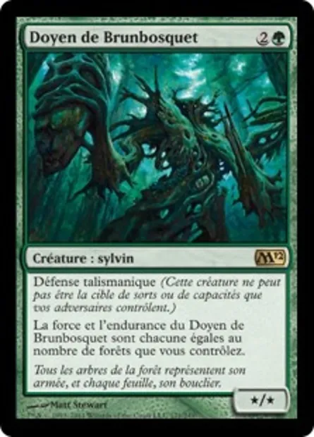Doyen de Brunbosquet, carte Magic M12 171 — extension Magic 2012