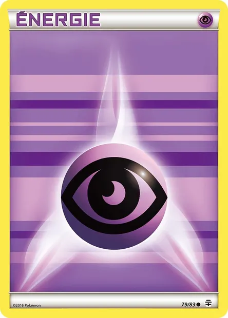 Énergie Psychic de base, carte Pokémon GEN 79 — extension Générations