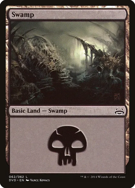 Marais, carte Magic DVD 62 — extension Duel Decks Anthology: Divine vs. Demonic