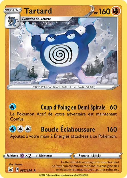 Tartard, carte Pokémon LOR 085 — extension Origine Perdue
