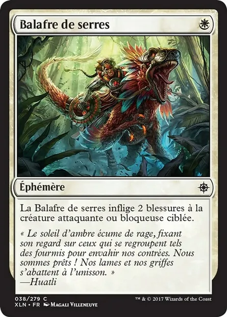 Balafre de serres, carte Magic XLN 38 — extension Ixalan