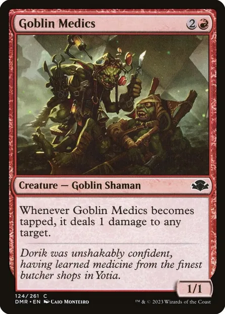 Goblin Medics, Magic card DMR 124 — Dominaria Remastered set